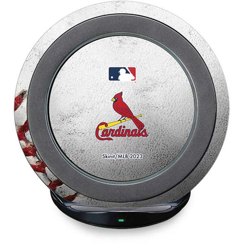 MLB St. Louis Cardinals Game Ball Fast Charge Wireless Charging Stand Skin
